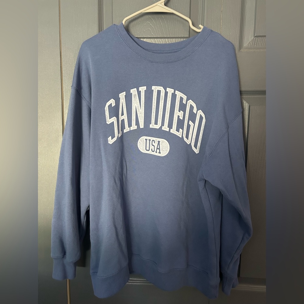 Blue Hollister Crewneck